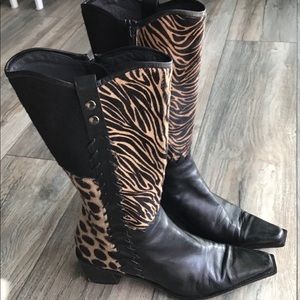 Authentic | STUART WEITZMAN calf hair boots